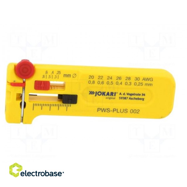 Stripping tool | Øcable: 0.25÷0.8mm | Wire: round | PWS-PLUS фото 3