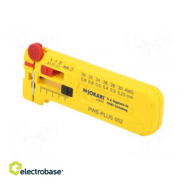 Stripping tool | Øcable: 0.25÷0.8mm | Wire: round | PWS-PLUS paveikslėlis 4