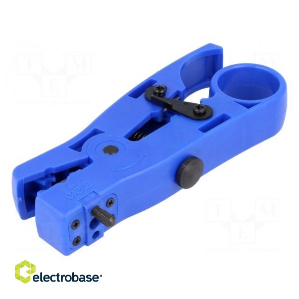 Stripping tool | Wire: round,flat | Length: 125mm | Øcable: 0.26÷8mm фото 1