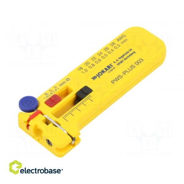 Stripping tool | Øcable: 0.3÷1mm | Wire: round | Tool length: 102mm image 1