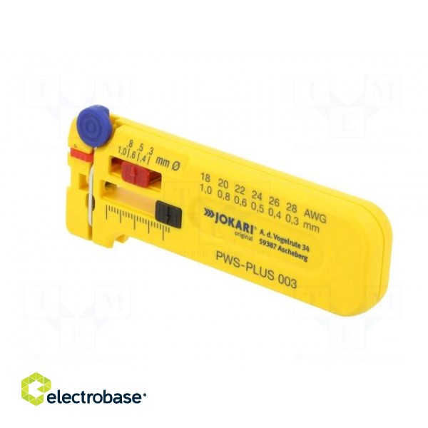 Stripping tool | Øcable: 0.3÷1mm | Wire: round | Tool length: 102mm image 4