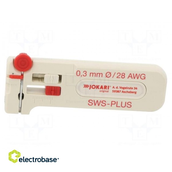 Stripping tool | Øcable: 0.3mm | Wire: round | Tool length: 102mm image 3