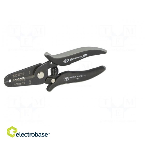 Stripping tool | Wire: round | 16AWG÷26AWG | Øcable: 0.4÷1.3mm | ESD image 2
