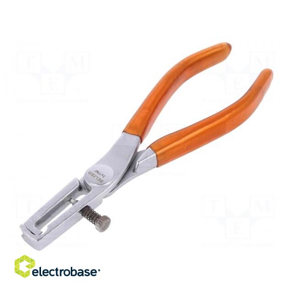 Stripping tool | Wire: round | 23AWG÷4AWG | Length: 160mm | B: 38mm фото 1