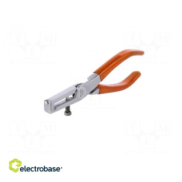 Stripping tool | Wire: round | 23AWG÷4AWG | Length: 160mm | B: 38mm фото 6