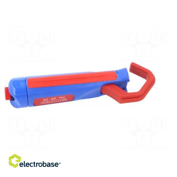 Stripping tool | Øcable: 28÷35mm | Wire: round | Tool length: 140mm фото 7