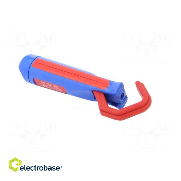 Stripping tool | Øcable: 28÷35mm | Wire: round | Tool length: 140mm фото 8