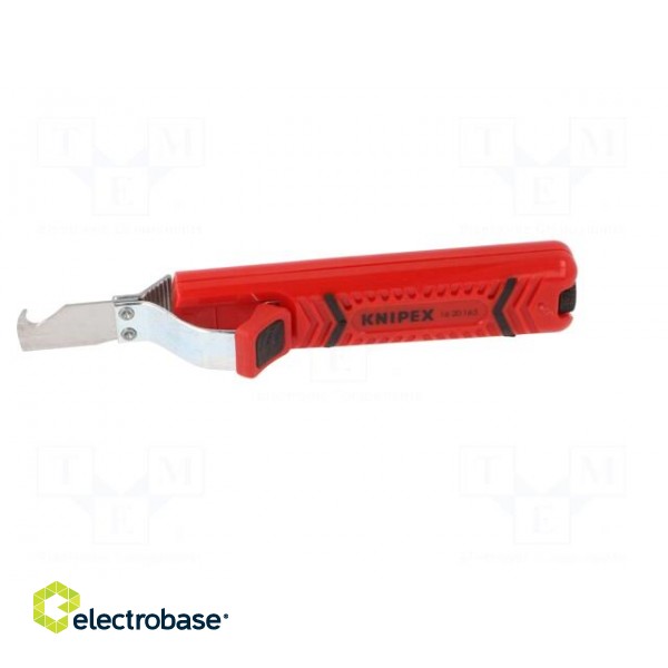 Stripping tool | Øcable: 4÷16mm | Wire: round | Tool length: 165mm image 3