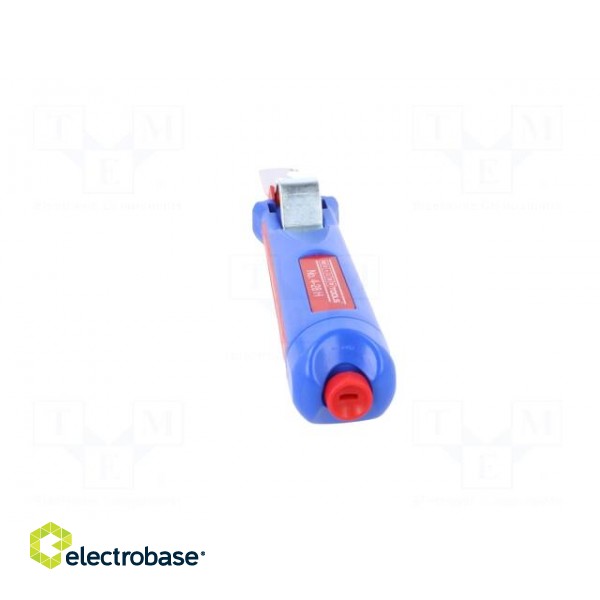 Stripping tool | Øcable: 4÷28mm | Wire: round | hook shaped image 6