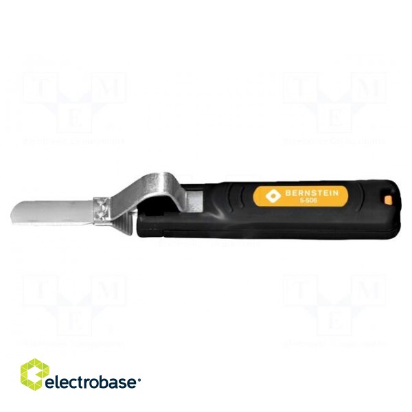 Stripping tool | Øcable: 4÷28mm | Wire: round | Tool length: 180mm