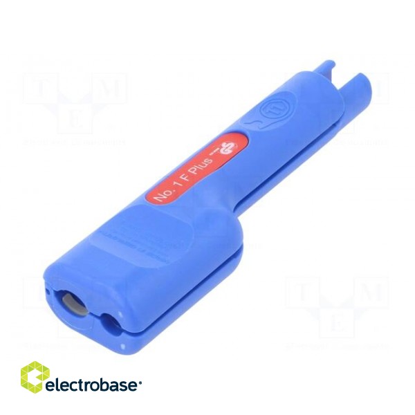 Stripping tool | Øcable: 6÷8mm | Wire: coaxial | Tool length: 125mm фото 1