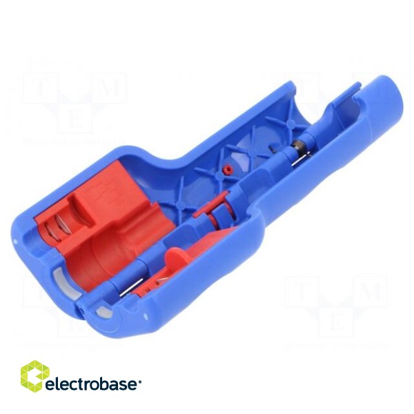 Stripping tool | Øcable: 6÷8mm | Wire: coaxial | Tool length: 125mm image 2