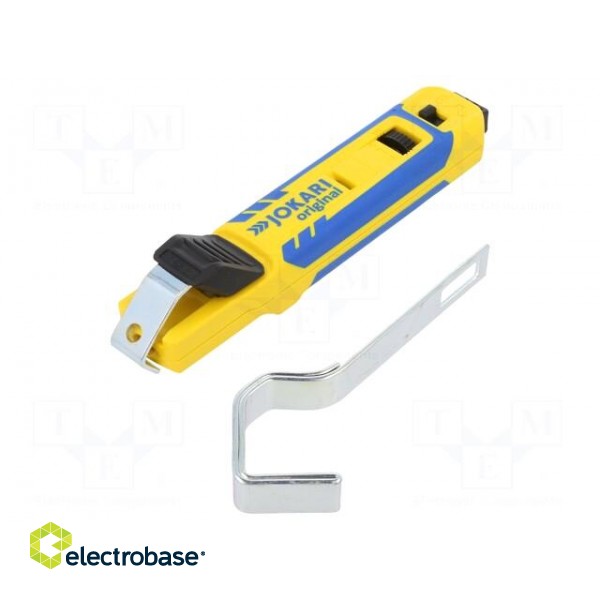 Stripping tool | Øcable: 8÷28mm | Wire: round | Tool length: 167mm image 1