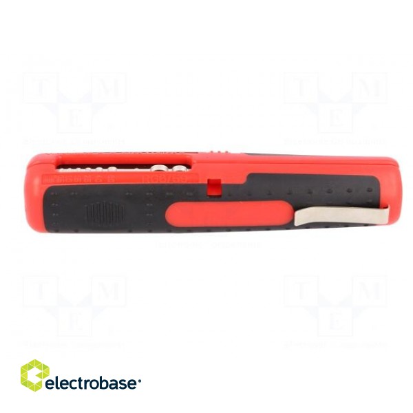 Stripping tool | Øcable: 8÷13mm | 0.5÷6mm2 | Wire: coaxial,round image 3