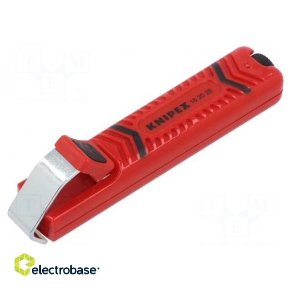Stripping tool | Øcable: 8÷28mm | Wire: round | Tool length: 130mm image 1