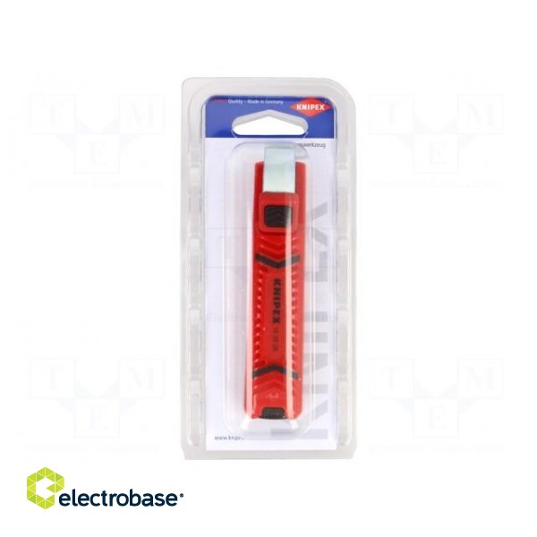 Stripping tool | Øcable: 8÷28mm | Wire: round | Tool length: 130mm