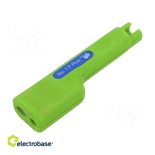 Stripping tool | Wire: coaxial | GREEN LINE image 1