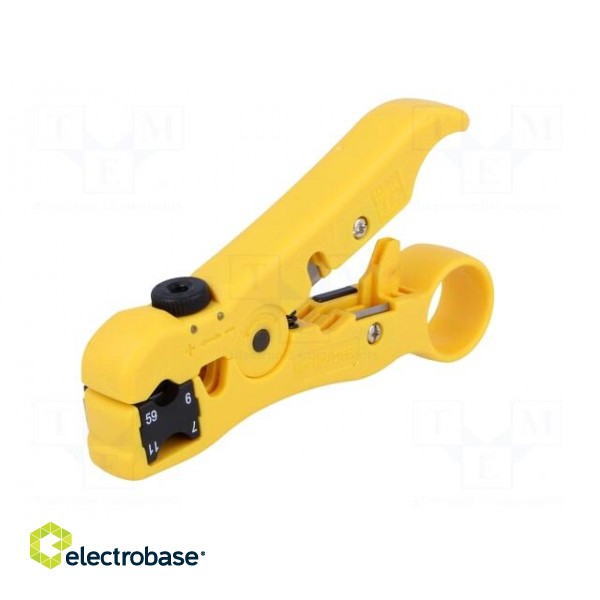 Stripping tool | Wire: coaxial,round,flat | 125mm image 2