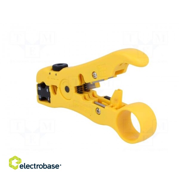 Stripping tool | Wire: coaxial,round,flat | Length: 125mm image 4