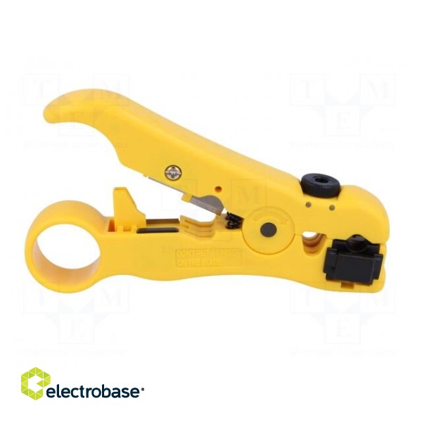 Stripping tool | Wire: coaxial,round,flat | Length: 125mm image 7