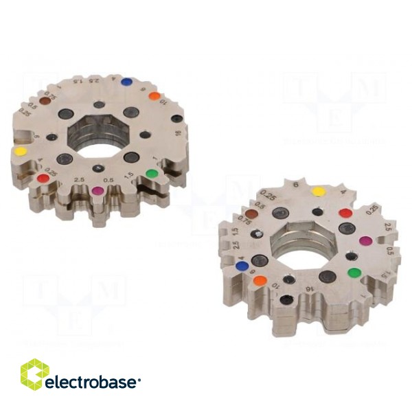 Crimping jaws | non-insulated terminals | Blade: about 66 HRC paveikslėlis 1