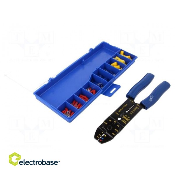 Kit: for crimping push-on connectors, terminal crimping | box image 1