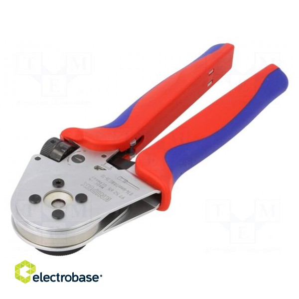 Tool: for crimping | for   contacts | 0,14÷6mm2 | Die shape: square image 1