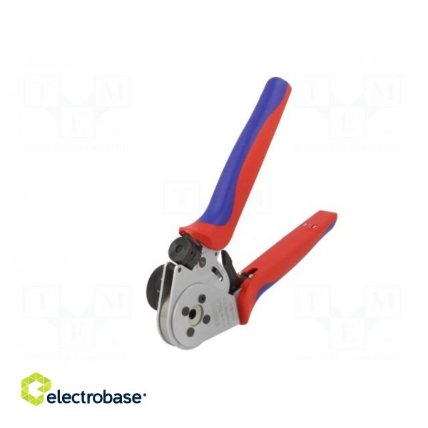 Tool: for crimping | for   contacts | 0,14÷6mm2 | Die shape: square image 8