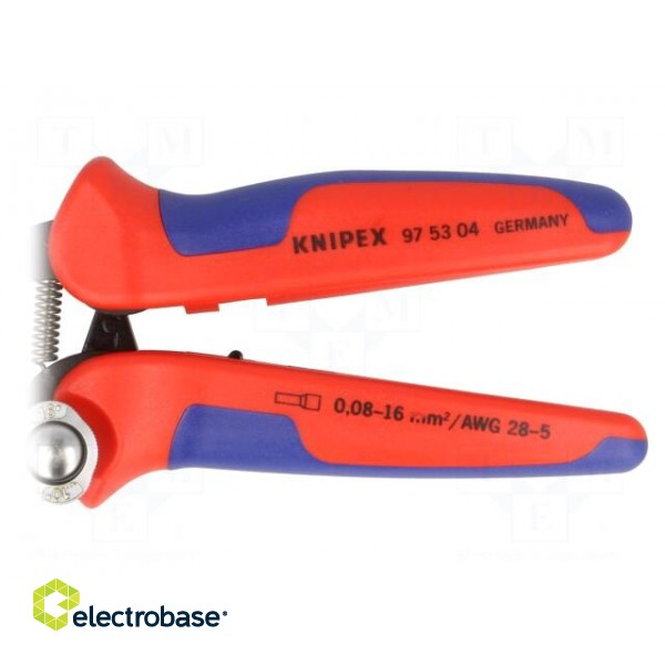 Tool: for crimping | insulated solder sleeves | 0,08÷10mm2,16mm2 image 3