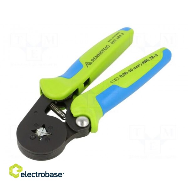 Tool: for crimping | insulated solder sleeves | 0.08÷10mm2 image 1
