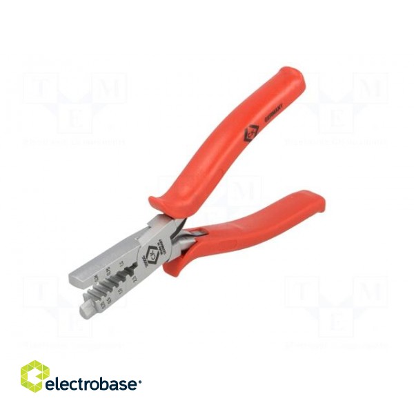 Tool: for crimping | insulated solder sleeves | 0.25÷2.5mm2 paveikslėlis 6