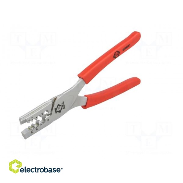 Tool: for crimping | insulated solder sleeves | 0.5÷16mm2 фото 5