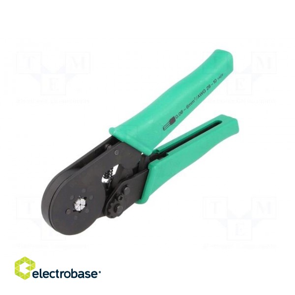 Tool: for crimping | insulated solder sleeves | 0.25÷6mm2 paveikslėlis 6