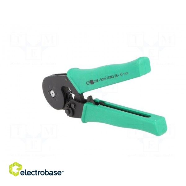 Tool: for crimping | insulated solder sleeves | 0.25÷6mm2 image 8