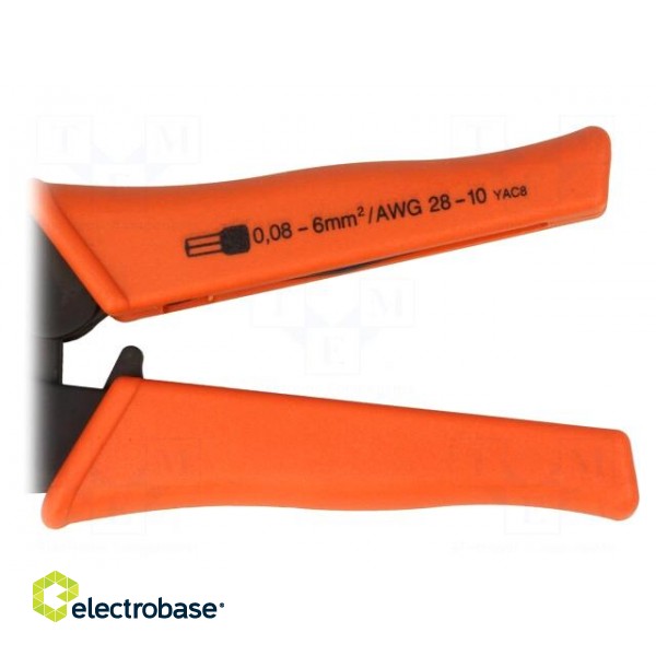 Tool: for crimping | insulated solder sleeves | 0.08÷6mm2 paveikslėlis 2