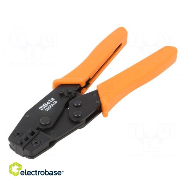 Tool: for crimping | insulated solder sleeves | 6÷16mm2 image 1