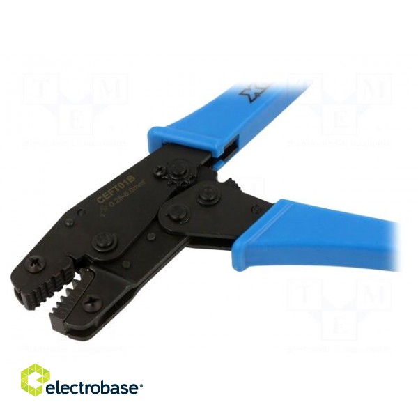Tool: for crimping | insulated terminals | 0.25÷6mm2 фото 2