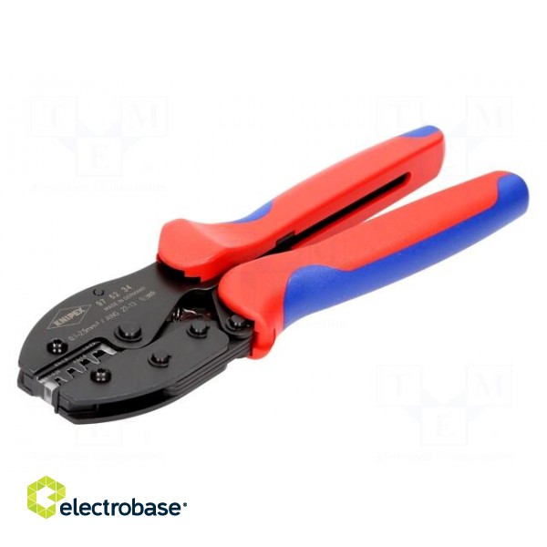 Tool: for crimping | non-insulated terminals | 0.1÷2.5mm2 фото 1