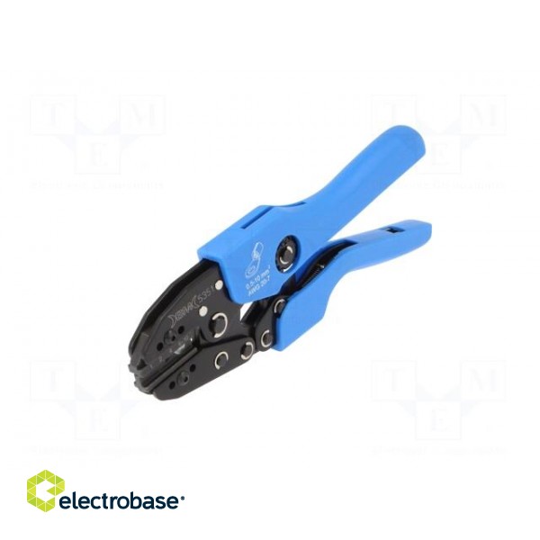 Tool: for crimping | non-insulated terminals | 0.5÷10mm2 фото 4