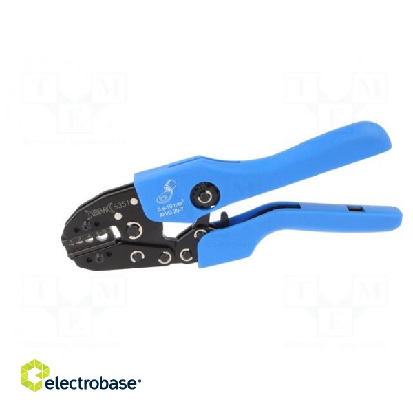 Tool: for crimping | non-insulated terminals | 0.5÷10mm2 фото 5