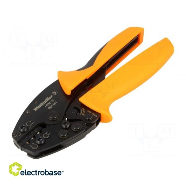 Tool: for crimping | non-insulated terminals | 0.5÷6mm2 | 200mm фото 1