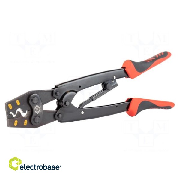 Tool: for crimping | non-insulated terminals | 6÷25mm2