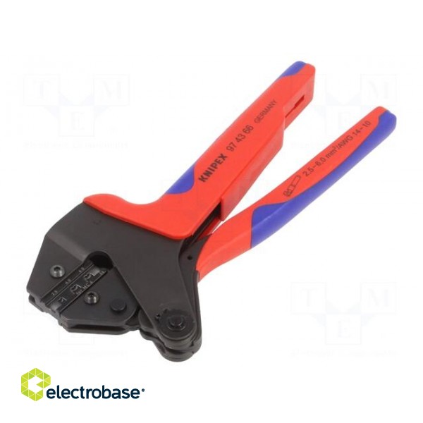 Tool: for crimping | solar connectors type MC4 | 0.5÷6mm2 image 1