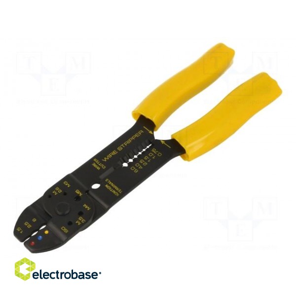 Tool: multifunction wire stripper and crimp tool image 1