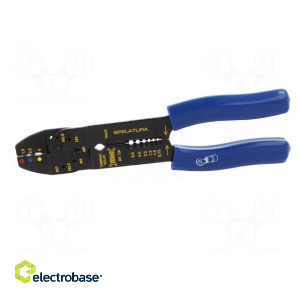 Tool: multifunction wire stripper and crimp tool | 0.25÷6mm2 image 5