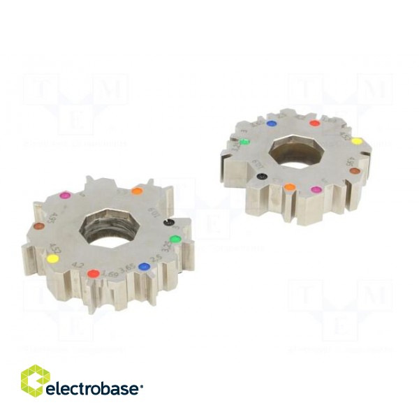 Spare part: crimping jaws for coaxial/RF connectors | steel фото 2