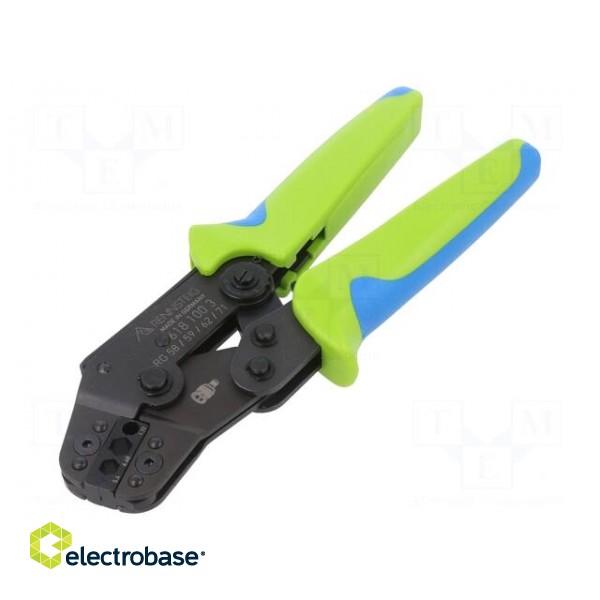 Tool: for crimping | coaxial connectors | PEW 8 фото 1