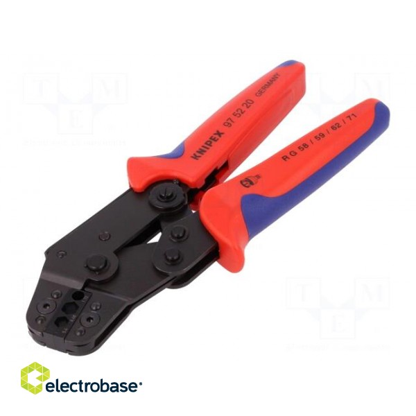 Tool: for crimping colaxial / RF connectors | 195mm фото 1