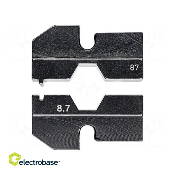 Crimping jaws | fiber optics connectors ST, MIC , FSMA