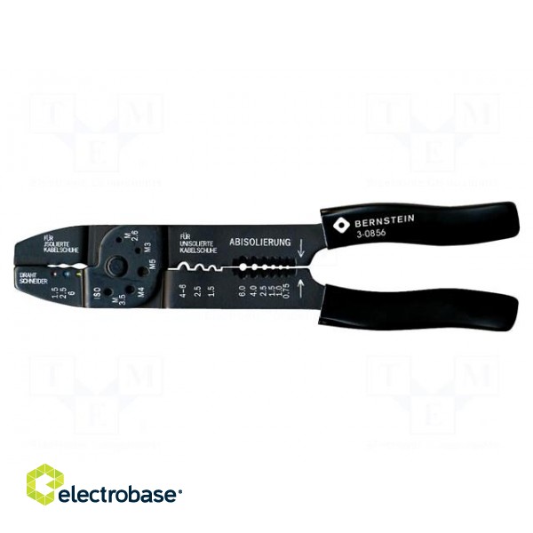Tool: multifunction wire stripper and crimp tool | Wire: round